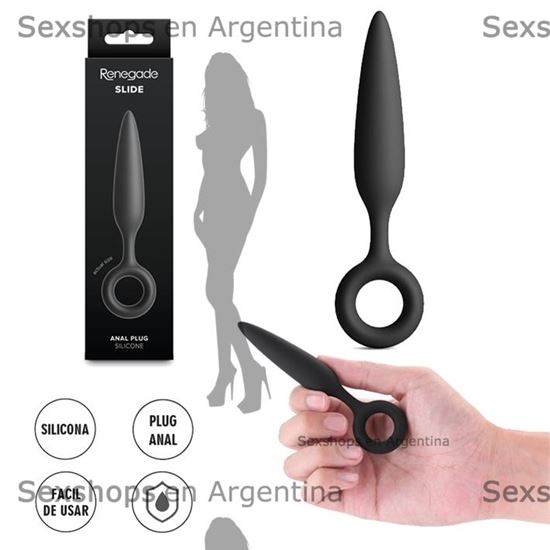 Slide dilatador anal de silicona